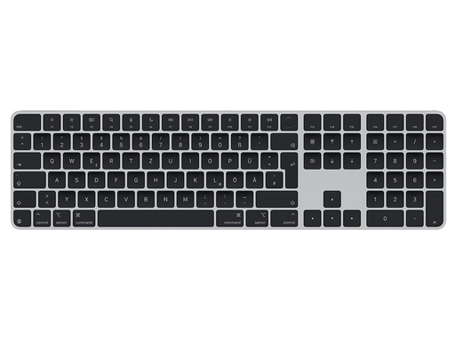 Apple Magic Keyboard mit Touch ID und Ziffernblock silber/schwarz