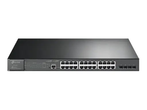 TP-LINK JetStream™ 28-Port Gigabit L2 Managed Switch with 24-Port PoE+
